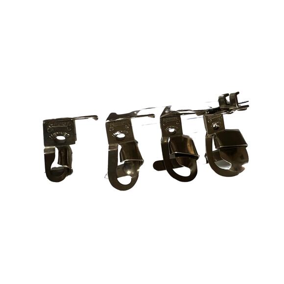 Vintage GREIST SET of 4  Hemming Foot Sewing Machine Attachment - Picture 3 of 4